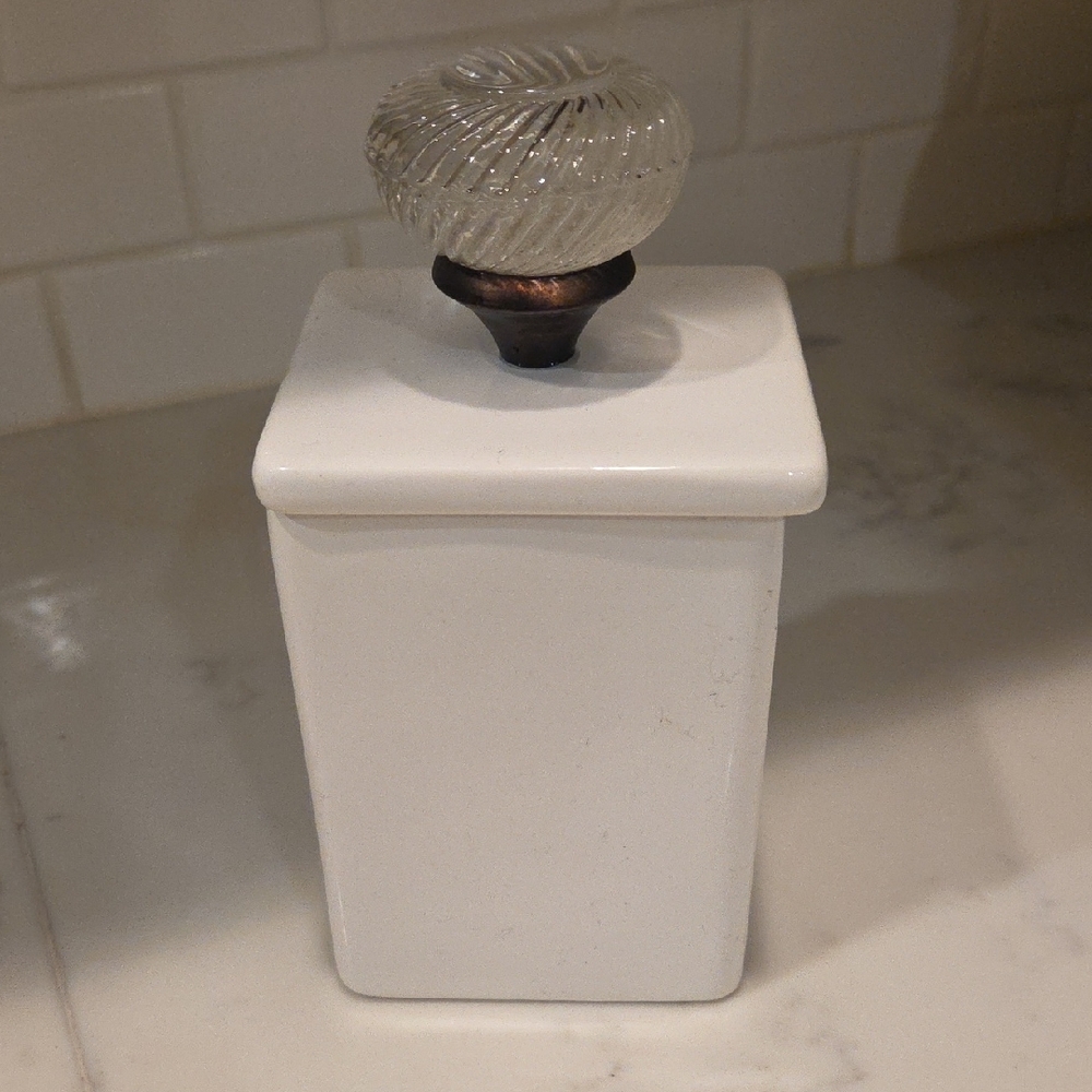 Mud Pie Ceramic Tea Bag Caddy - Picture 3 of 5